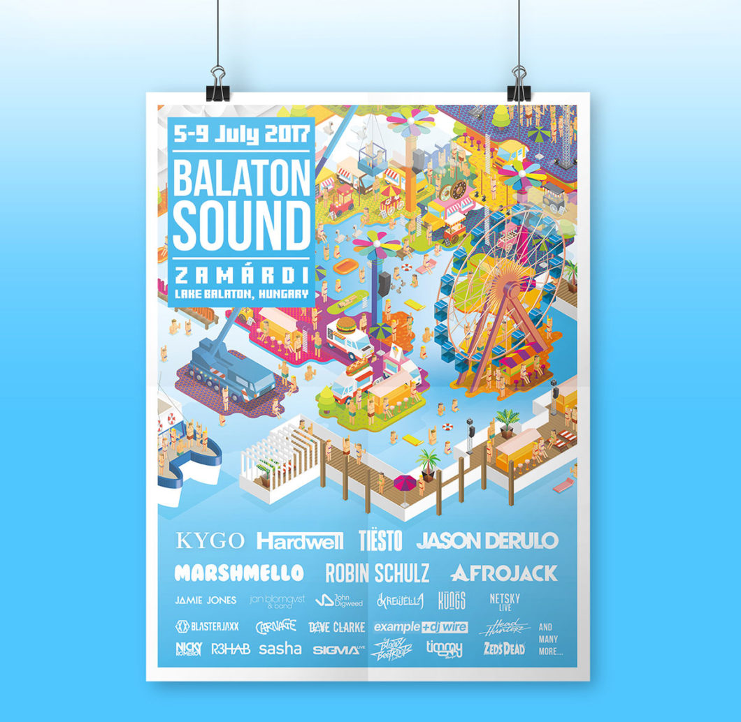 Graphasel Design Studio - Balaton Sound - Arculat Print Graphasel Design Studio - Balaton Sound - Arculat Print