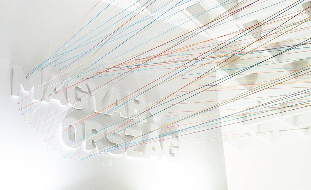 Graphasel Design Studio - Campus Hungary térinstalláció - Enteriőr Print 