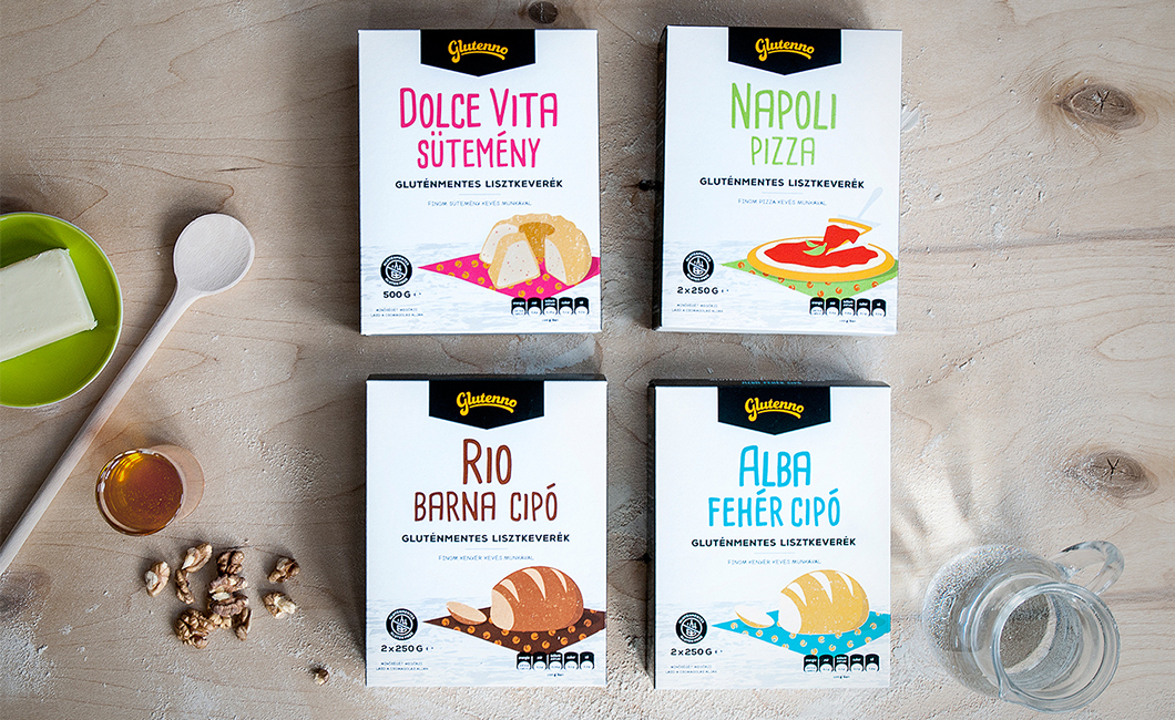Graphasel Design Studio - Glutenno csomagolás - Arculat Csomagolás Graphasel Design Studio - Glutenno csomagolás - Arculat Csomagolás
