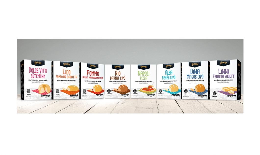 Graphasel Design Studio - Glutenno csomagolás - Arculat Csomagolás Graphasel Design Studio - Glutenno csomagolás - Arculat Csomagolás