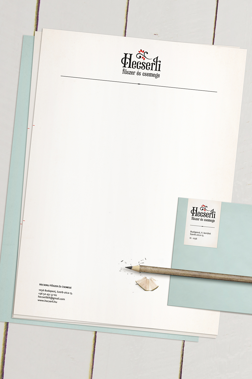 Graphasel Design Studio - Hecserli Biofűszer és Csemege - Arculat Print Graphasel Design Studio - Hecserli Biofűszer és Csemege - Arculat Print