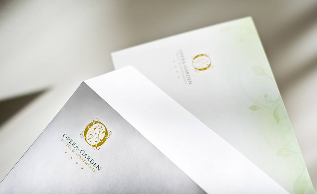 Graphasel Design Studio - Hotel Opera Garden - Arculat Print Graphasel Design Studio - Hotel Opera Garden - Arculat Print