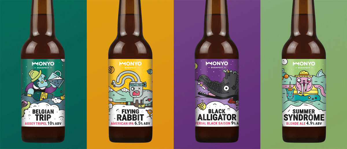 Graphasel Design Studio - MONYO BREWING CSOMAGOLÁS ARCULAT - Arculat Csomagolás Print Graphasel Design Studio - MONYO BREWING CSOMAGOLÁS ARCULAT - Arculat Csomagolás Print