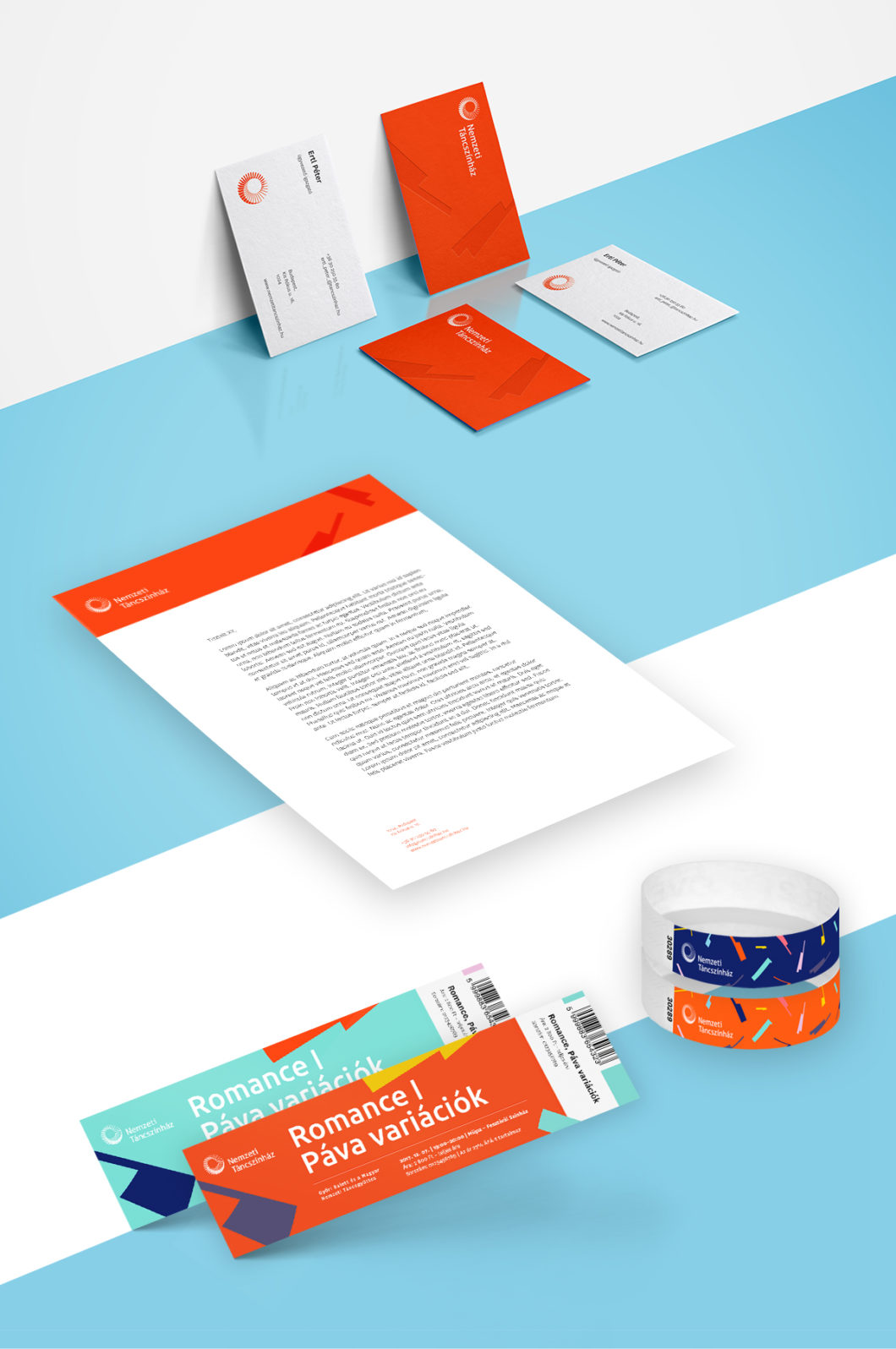 Graphasel Design Studio - Nemzeti Táncszínház - Arculat Print Graphasel Design Studio - Nemzeti Táncszínház - Arculat Print