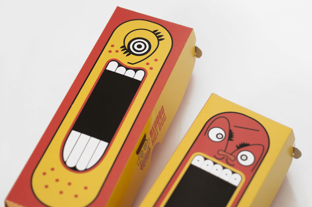 Graphasel Design Studio - Reddog Hot Dog - Arculat Csomagolás Print Graphasel Design Studio - Reddog Hot Dog - Arculat Csomagolás Print
