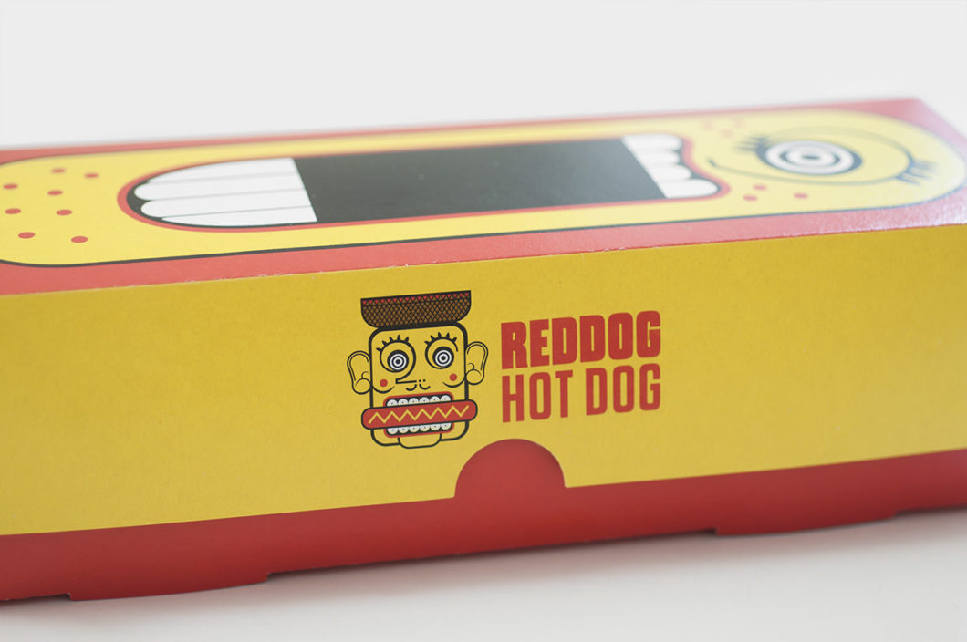 Graphasel Design Studio - Reddog Hot Dog - Arculat Csomagolás Print Graphasel Design Studio - Reddog Hot Dog - Arculat Csomagolás Print