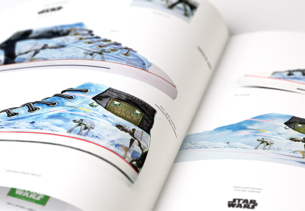 Graphasel Design Studio - Star Wars cipő kollekció - Arculat Csomagolás Print Termék tervezés Graphasel Design Studio - Star Wars cipő kollekció - Arculat Csomagolás Print Termék tervezés