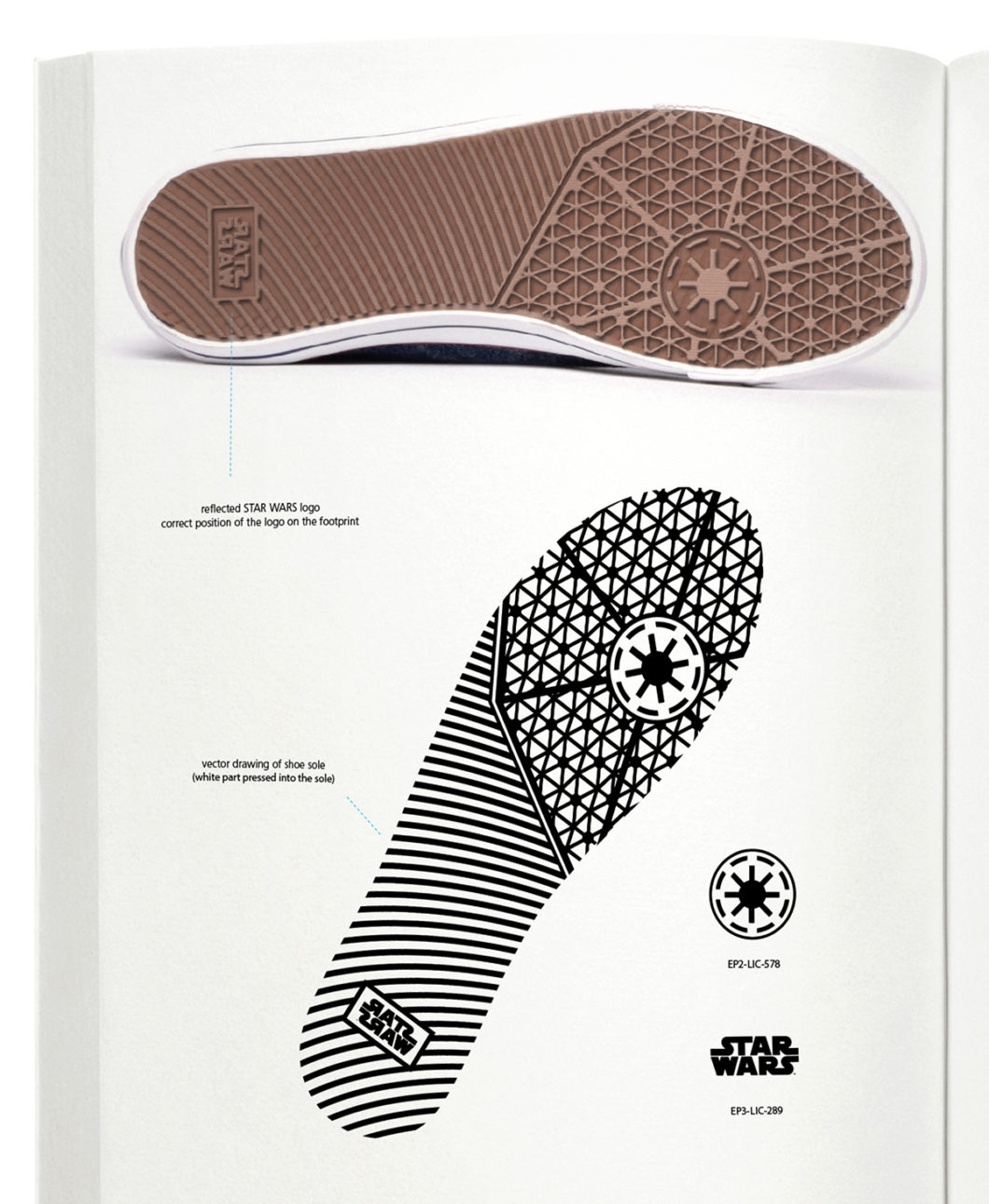 Graphasel Design Studio - Star Wars cipő kollekció - Arculat Csomagolás Print Termék tervezés Graphasel Design Studio - Star Wars cipő kollekció - Arculat Csomagolás Print Termék tervezés