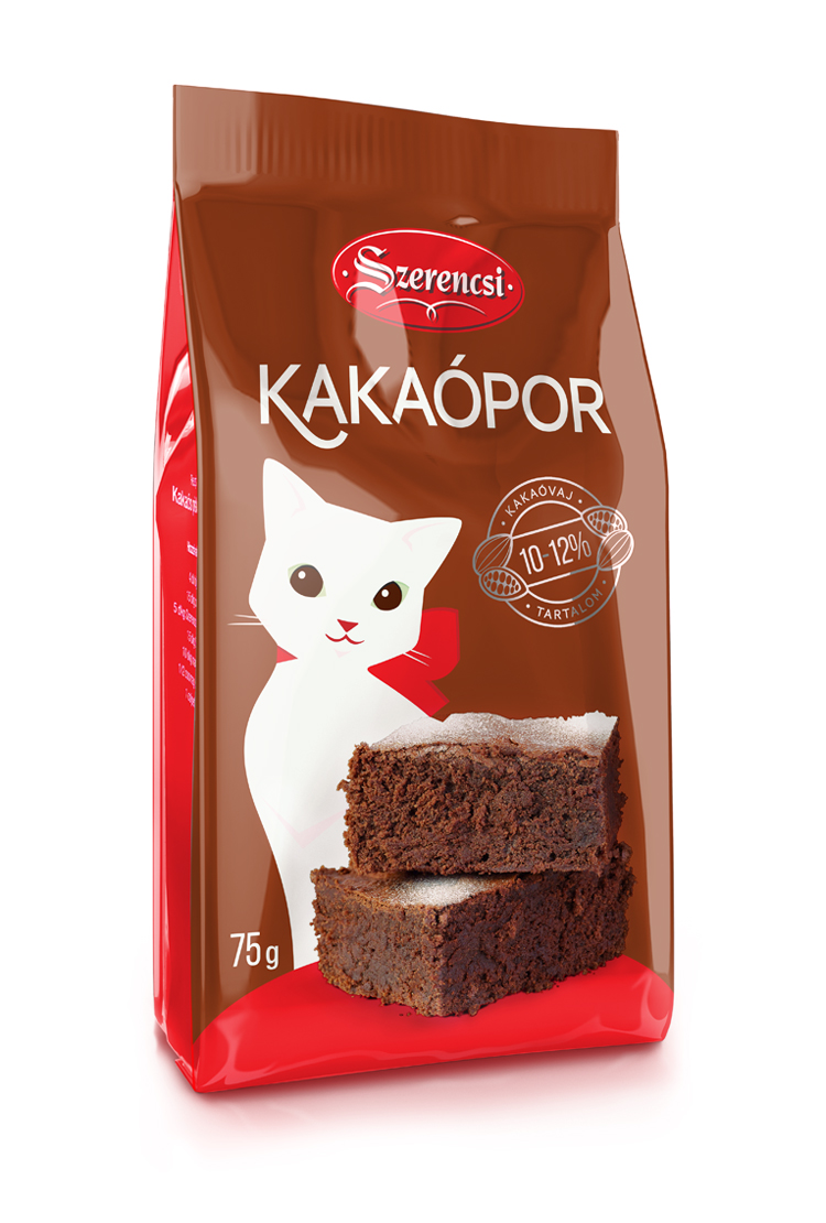 Graphasel Design Studio - Szerencsi Kakaópor csomagolás - Csomagolás Graphasel Design Studio - Szerencsi Kakaópor csomagolás - Csomagolás