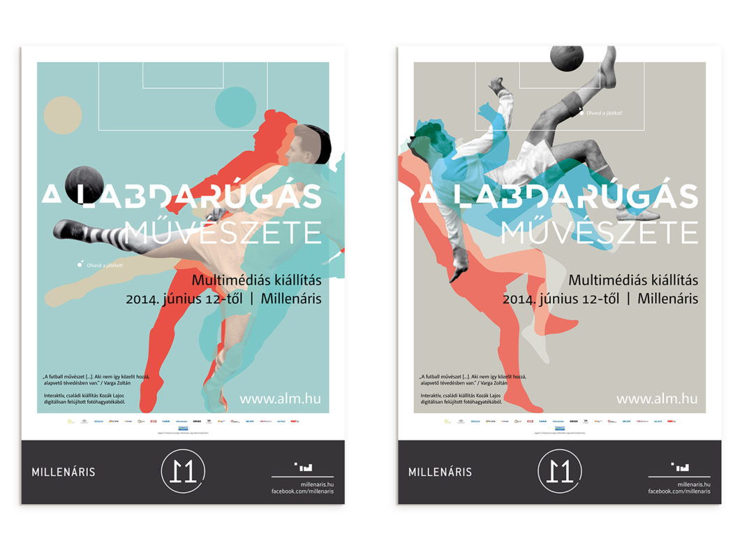 Graphasel Design Studio - A Labdarúgás Művészete kiállítás - Arculat Enteriőr Print Graphasel Design Studio - A Labdarúgás Művészete kiállítás - Arculat Enteriőr Print
