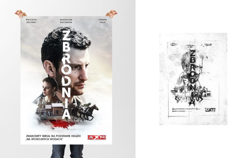 Graphasel Design Studio - Zbrodnia Keyart - Print Graphasel Design Studio - Zbrodnia Keyart - Print