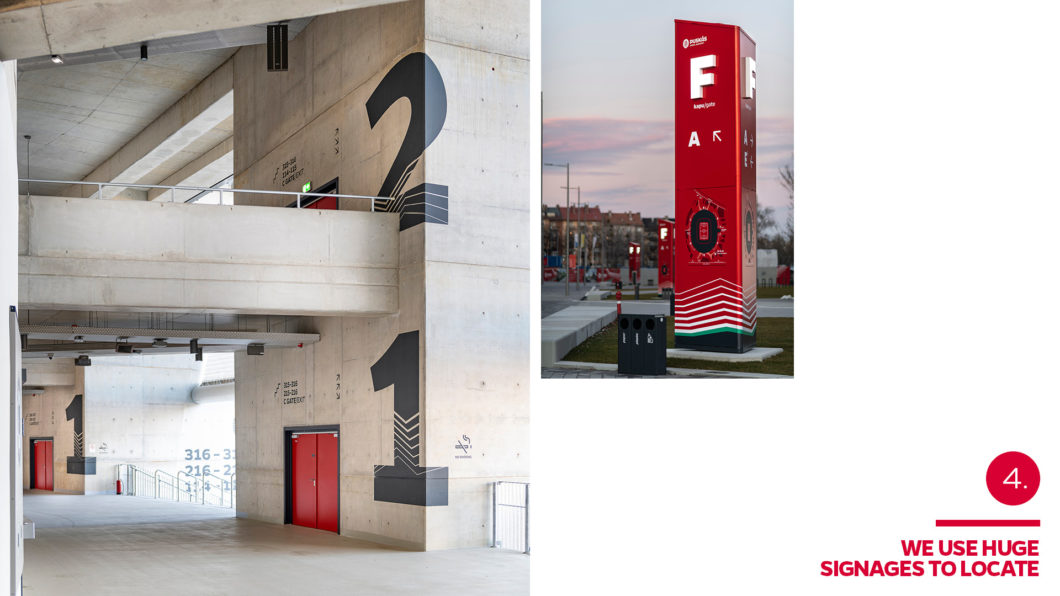 Graphasel Design Studio - Látogatóirányítás a Puskás Arénában - Enteriőr Navigáció Graphasel Design Studio - Látogatóirányítás a Puskás Arénában - Enteriőr Navigáció